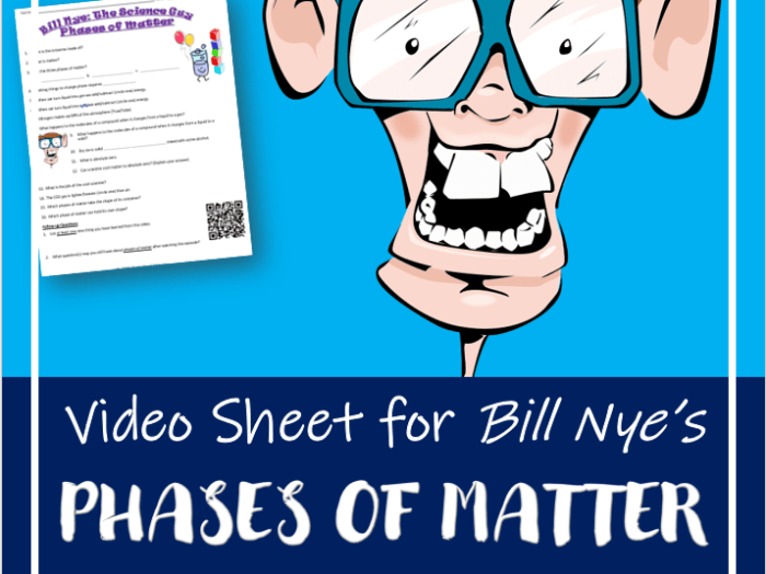 Phases of matter bill nye